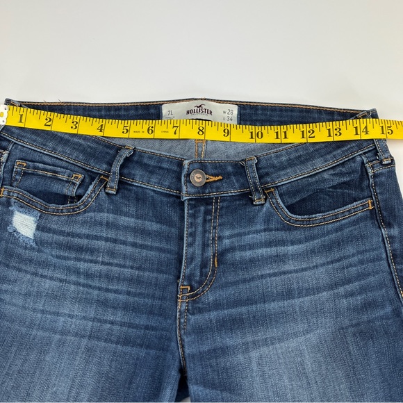 Hollister Straight Leg Slim Fit Jeans 7L  W28 L34 - Picture 8 of 17